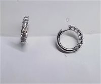 Orecchini Crivelli Donna CERCHIO in Oro Diamante 0.80 Ct 274-CRB131 - 274-CRB131
